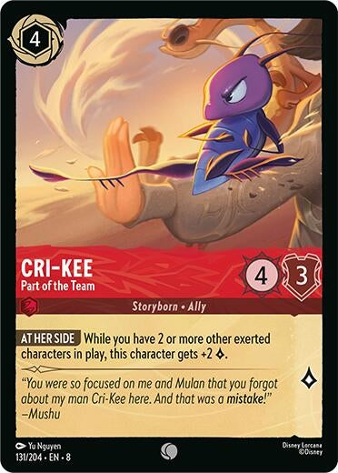 Cri-Kee - Part of the Team (131/204) (Reign of Jafar)
