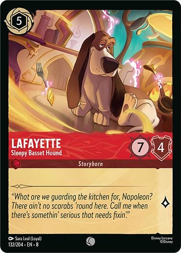 Lafayette - Sleepy Basset Hound (132/204) (Reign of Jafar)