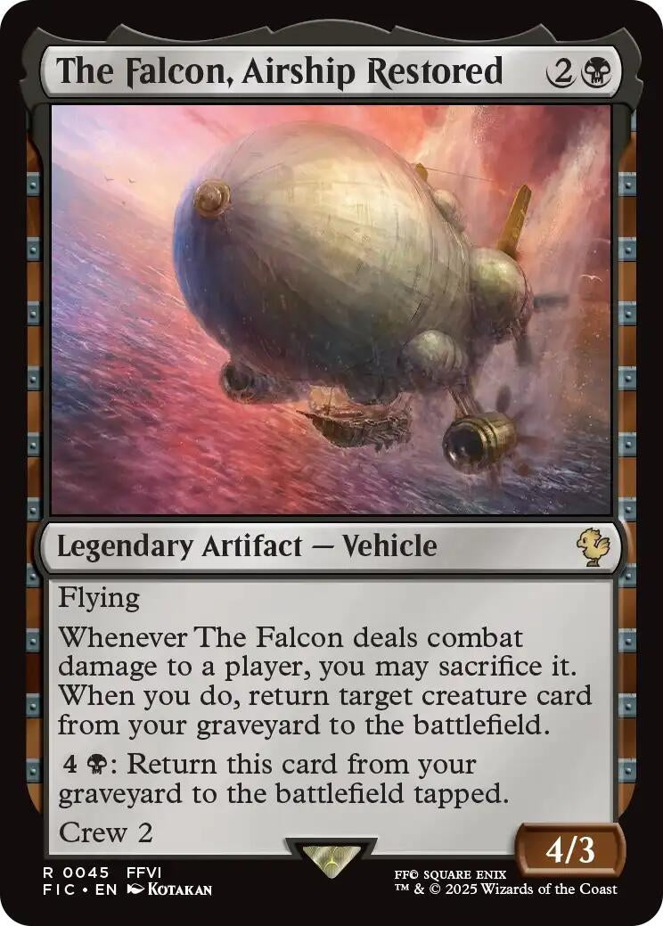 The Falcon, Airship Restored (45) (Commander: FINAL FANTASY)