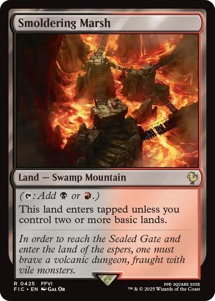 Smoldering Marsh (425) (Commander: FINAL FANTASY)
