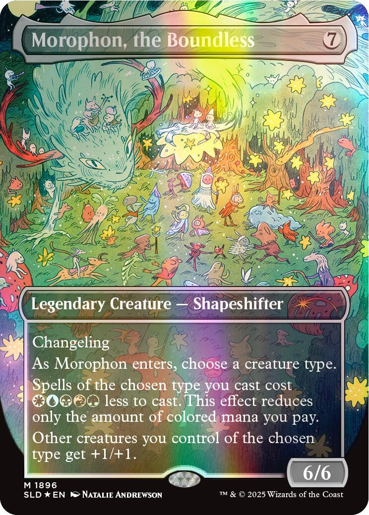 Morophon, the Boundless (Double Rainbow Foil) (1896) (Secret Lair Drop Series)