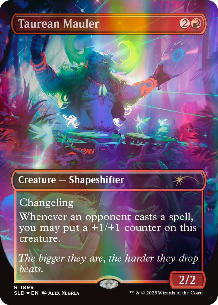 Taurean Mauler (Double Rainbow Foil) (1899) (Secret Lair Drop Series)