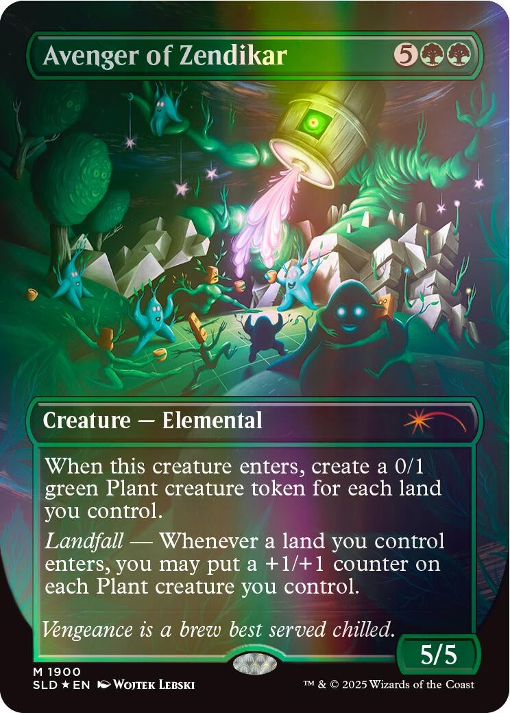 Avenger of Zendikar (Double Rainbow Foil) (1900) (Secret Lair Drop Series)