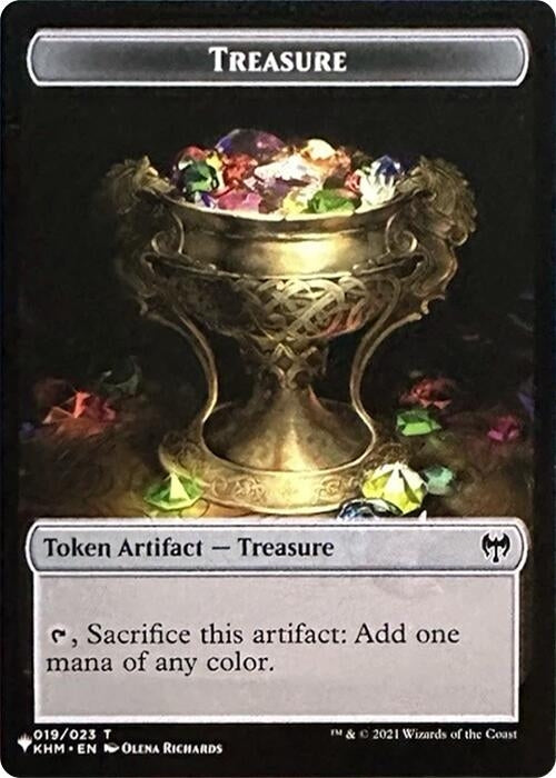Image for Treasure // Egg Double-Sided Token (19 // 8) - Magic: The Gathering
