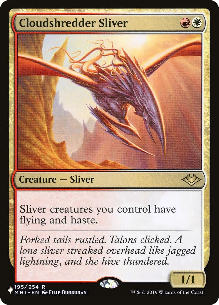 Cloudshredder Sliver (195/254) (The List Reprints)