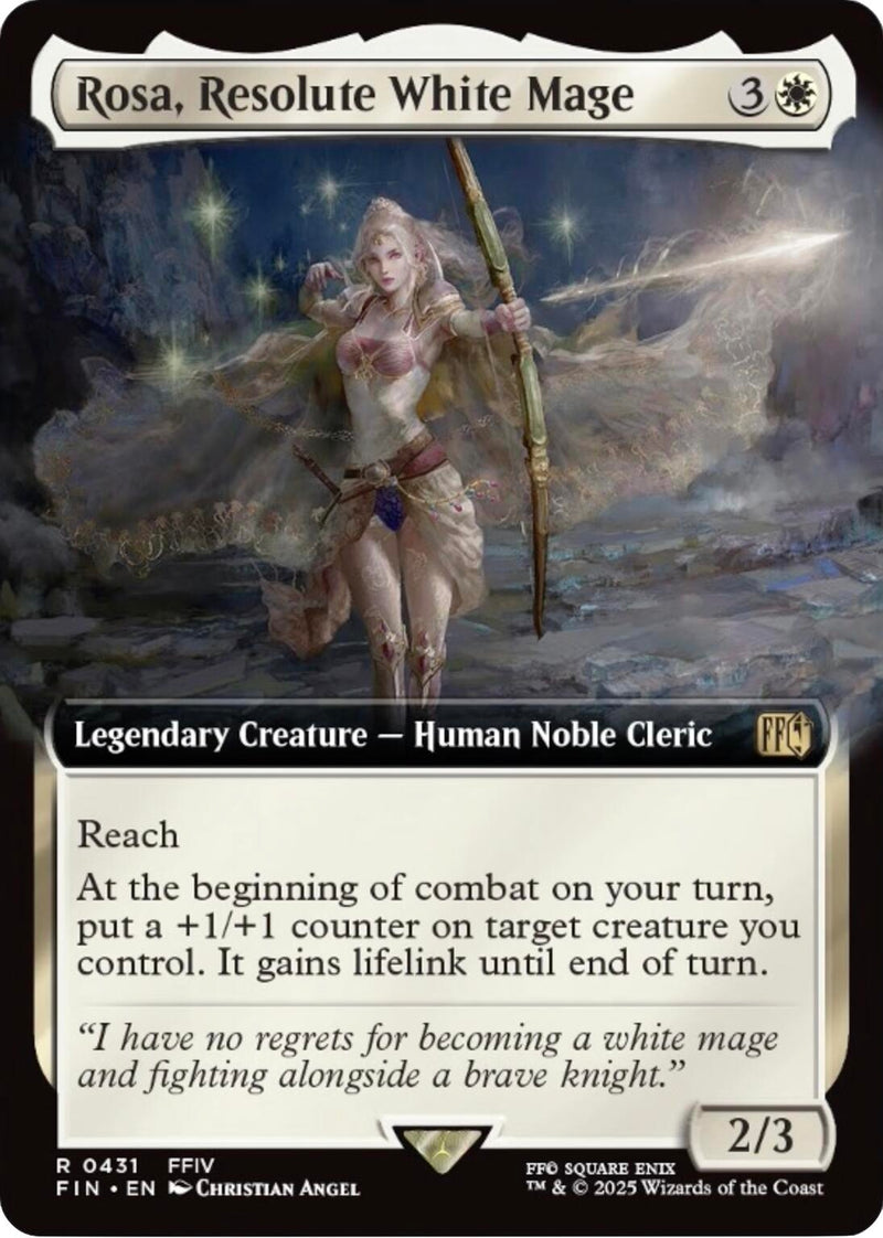 Rosa, Resolute White Mage (Extended Art) (431) (FINAL FANTASY)