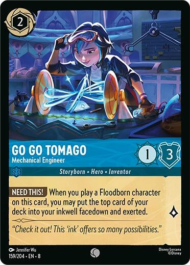 Go Go Tomago - Mechanical Engineer (159/204) (Reign of Jafar)
