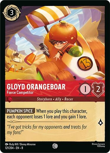 Gloyd Orangeboar - Fierce Competitor (121/204) (Reign of Jafar)