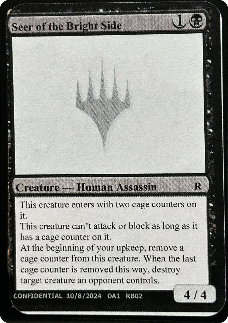 Seer of the Bright Side (Un-Known Event Playtest Cards)