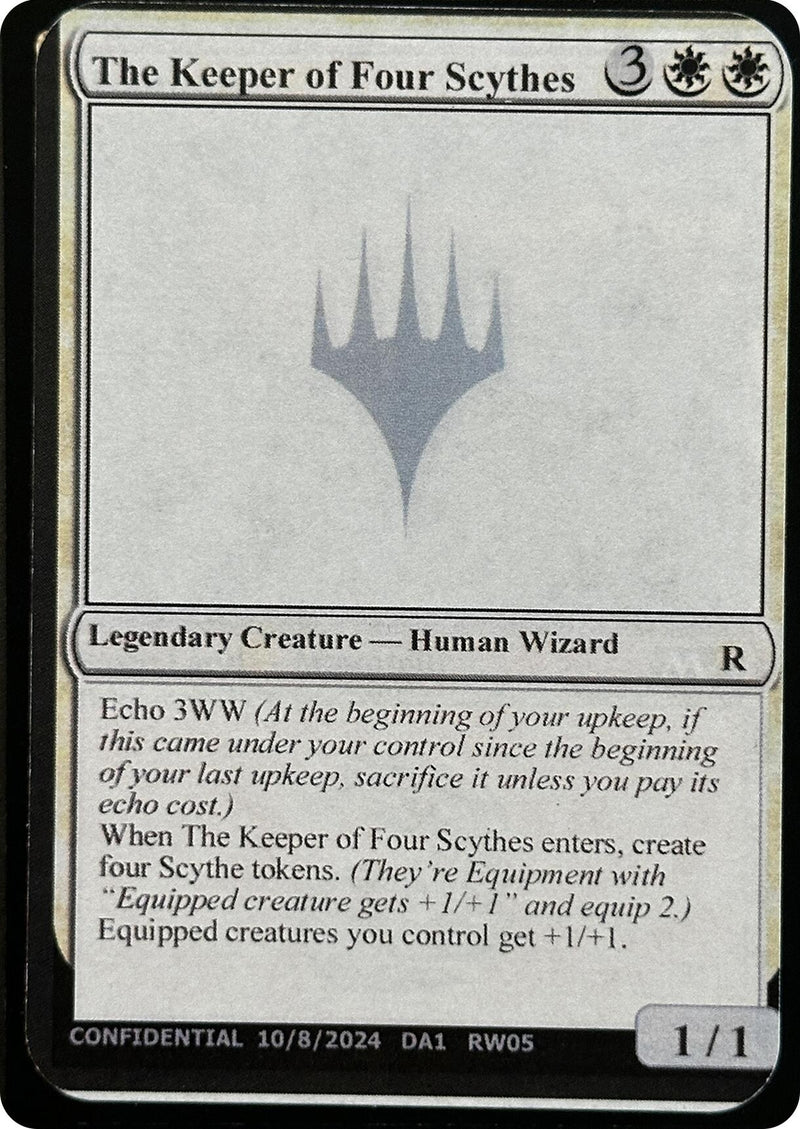 The Keeper of Four Scythes (Un-Known Event Playtest Cards)