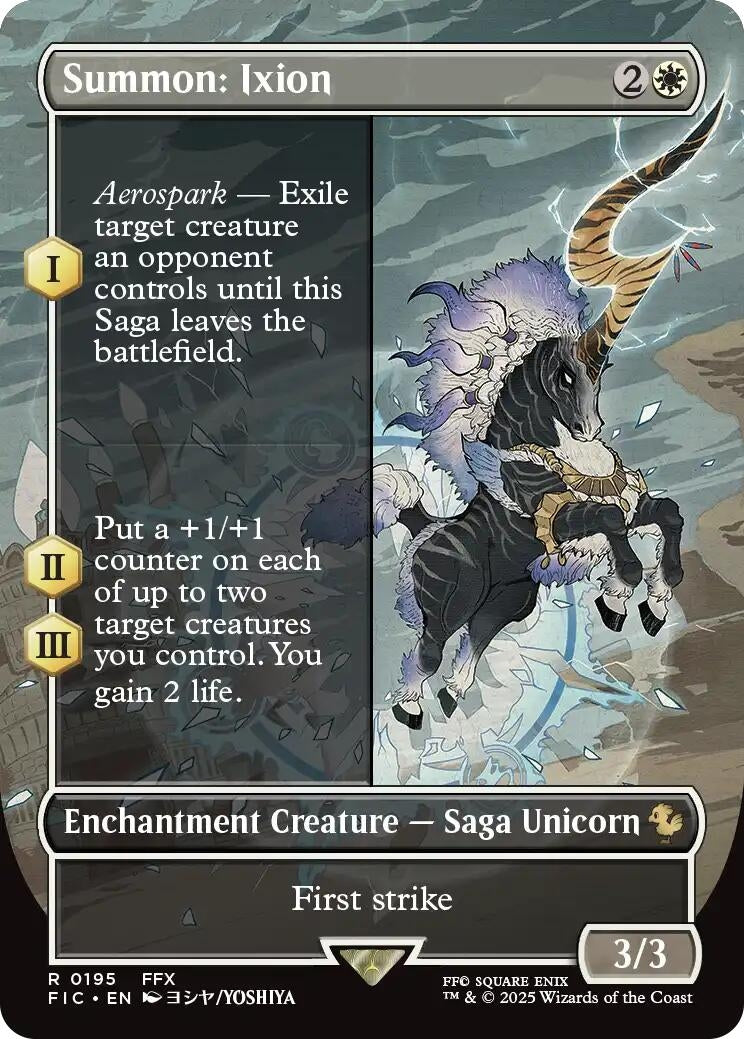 Summon: Ixion (Borderless) (195) (Commander: FINAL FANTASY)