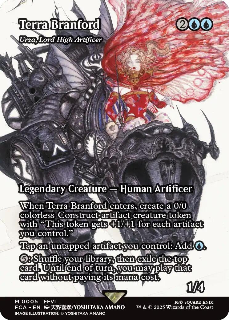 Terra Branford - Urza, Lord High Artificer (Showcase) (5) (FINAL FANTASY: Through the Ages)