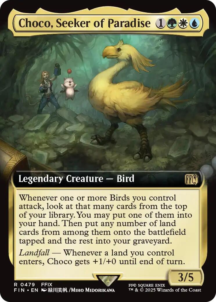 Choco, Seeker of Paradise (Extended Art) (479) (FINAL FANTASY)