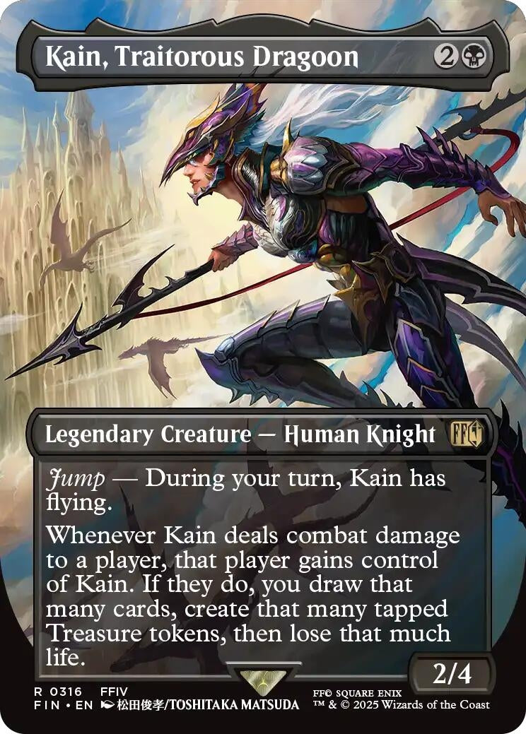 Kain, Traitorous Dragoon (Borderless) (316) (FINAL FANTASY)