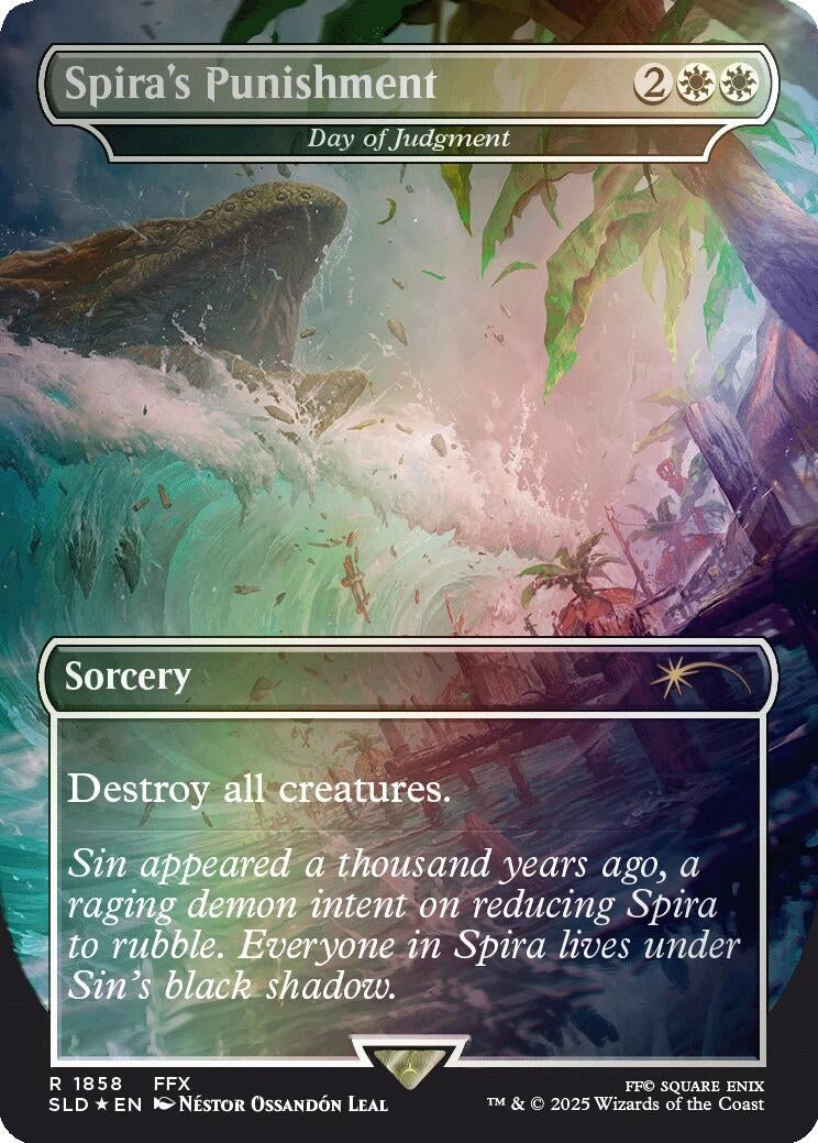 Spira's Punishment - Day of Judgment (Rainbow Foil) (1858) (Secret Lair Drop Series)