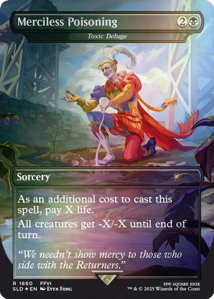 Merciless Poisoning - Toxic Deluge (Rainbow Foil) (1860) (Secret Lair Drop Series)