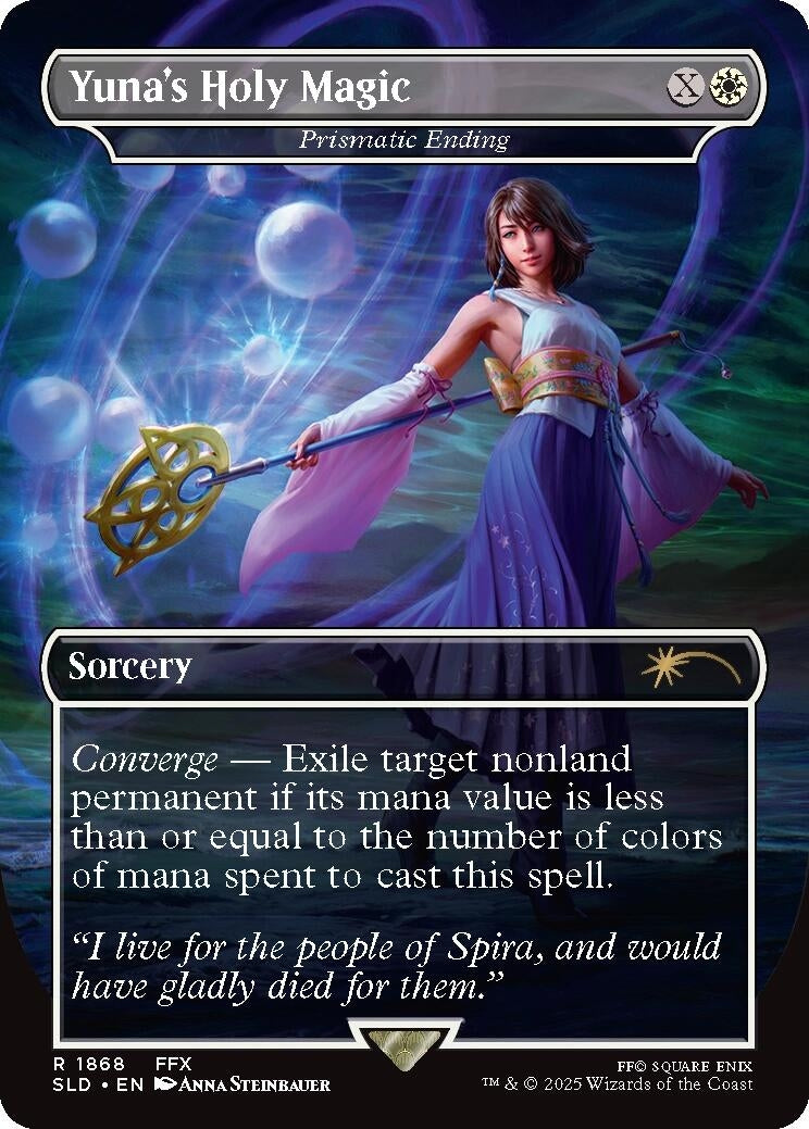 Yuna's Holy Magic - Prismatic Ending (1868) (Secret Lair Drop Series)