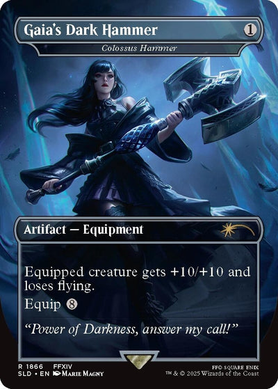 Gaia's Dark Hammer - Colossus Hammer (1866) (Secret Lair Drop Series)