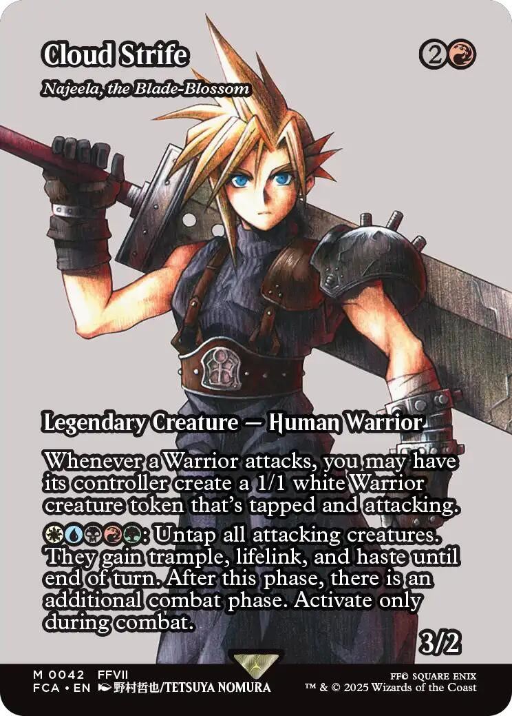 Cloud Strife - Najeela, the Blade-Blossom (Showcase) (42) (FINAL FANTASY: Through the Ages)