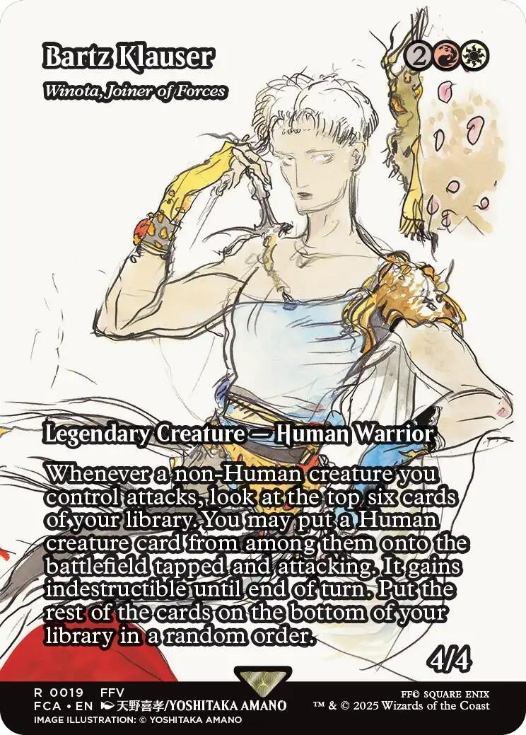 Bartz Klauser - Winota, Joiner of Forces (Showcase) (19) (FINAL FANTASY: Through the Ages)
