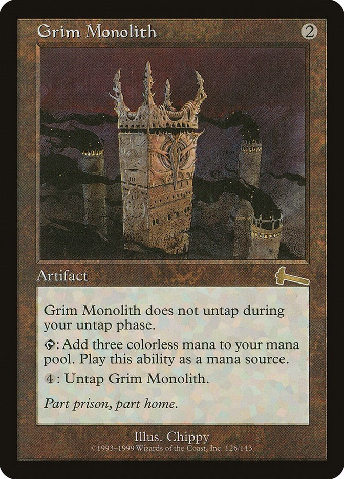 Grim Monolith (126) (Urza's Legacy)