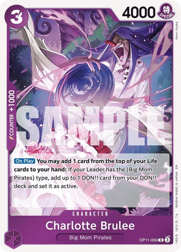 Image for Charlotte Brulee (OP11-069) (A Fist of Divine Speed) - One Piece Card Game