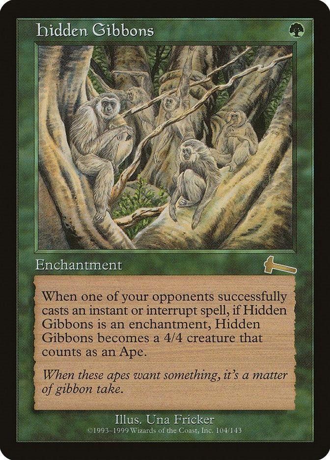 Hidden Gibbons (104) (Urza's Legacy)