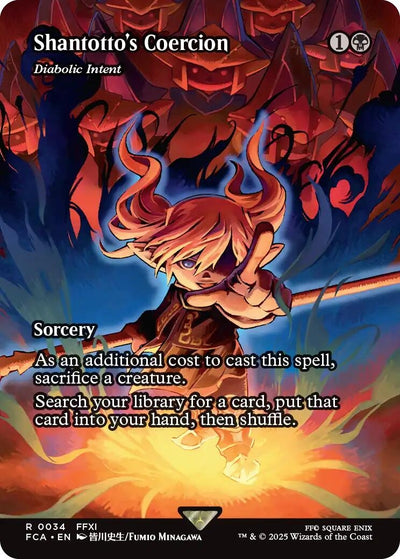 Shantotto's Coercion - Diabolic Intent (Showcase) (34) (FINAL FANTASY: Through the Ages)