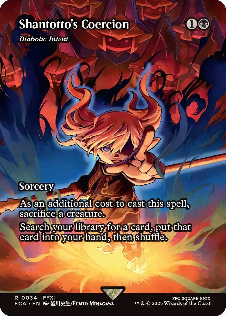 Shantotto's Coercion - Diabolic Intent (Showcase) (34) (FINAL FANTASY: Through the Ages)