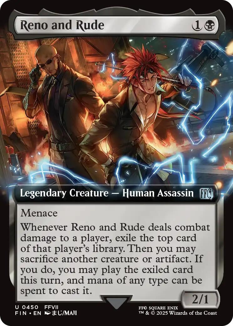 Reno and Rude (Extended Art) (450) (FINAL FANTASY)