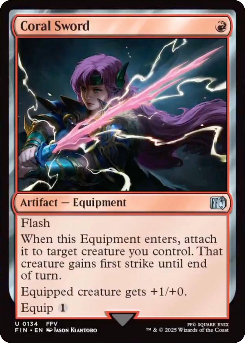 Coral Sword (134) (FINAL FANTASY)