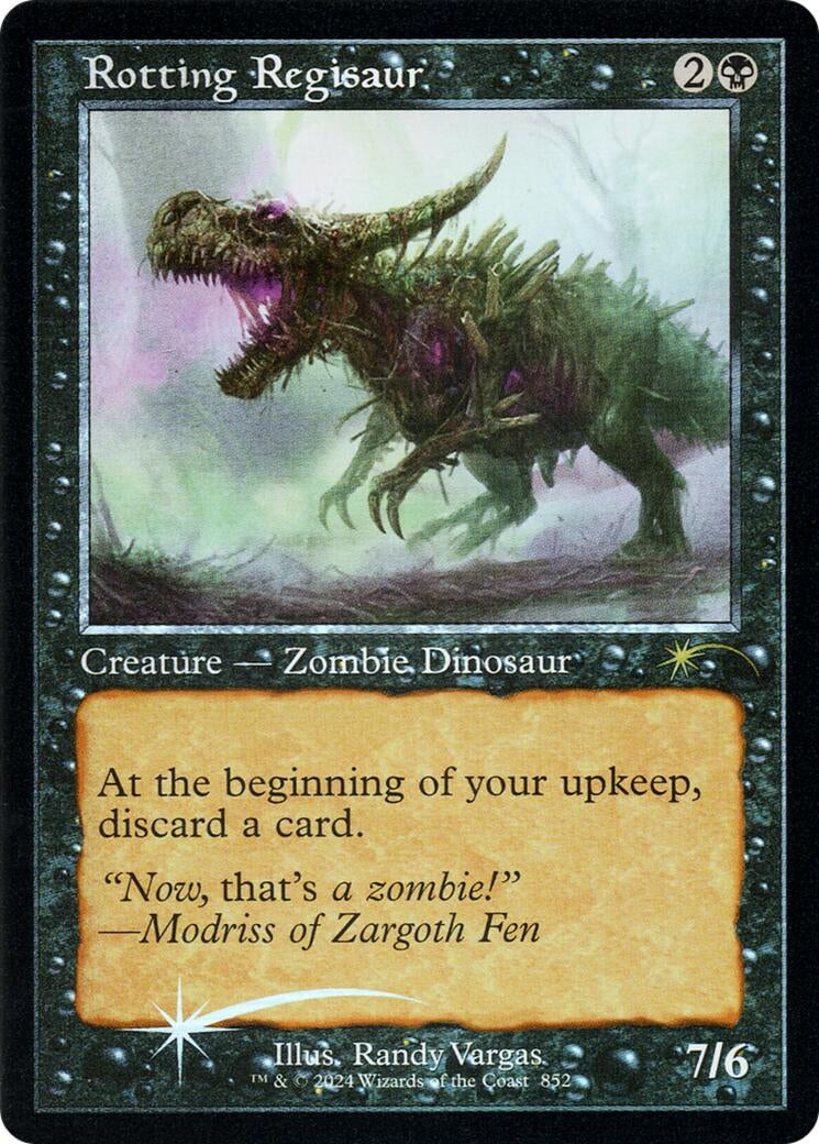 Rotting Regisaur (Retro Frame) (852) (Secret Lair Drop Series)