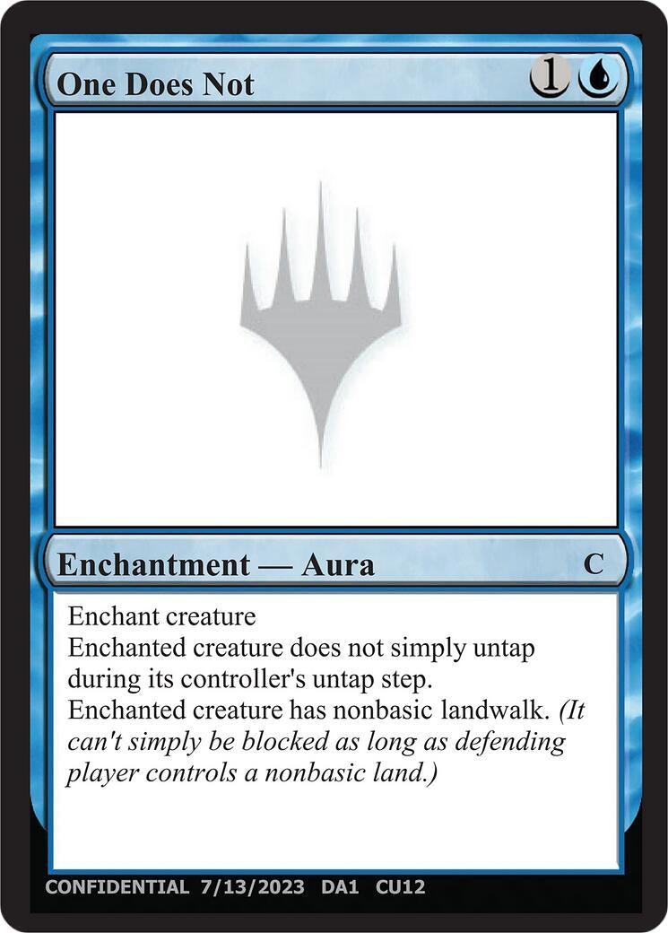 One Does Not (Un-Known Event Playtest Cards)