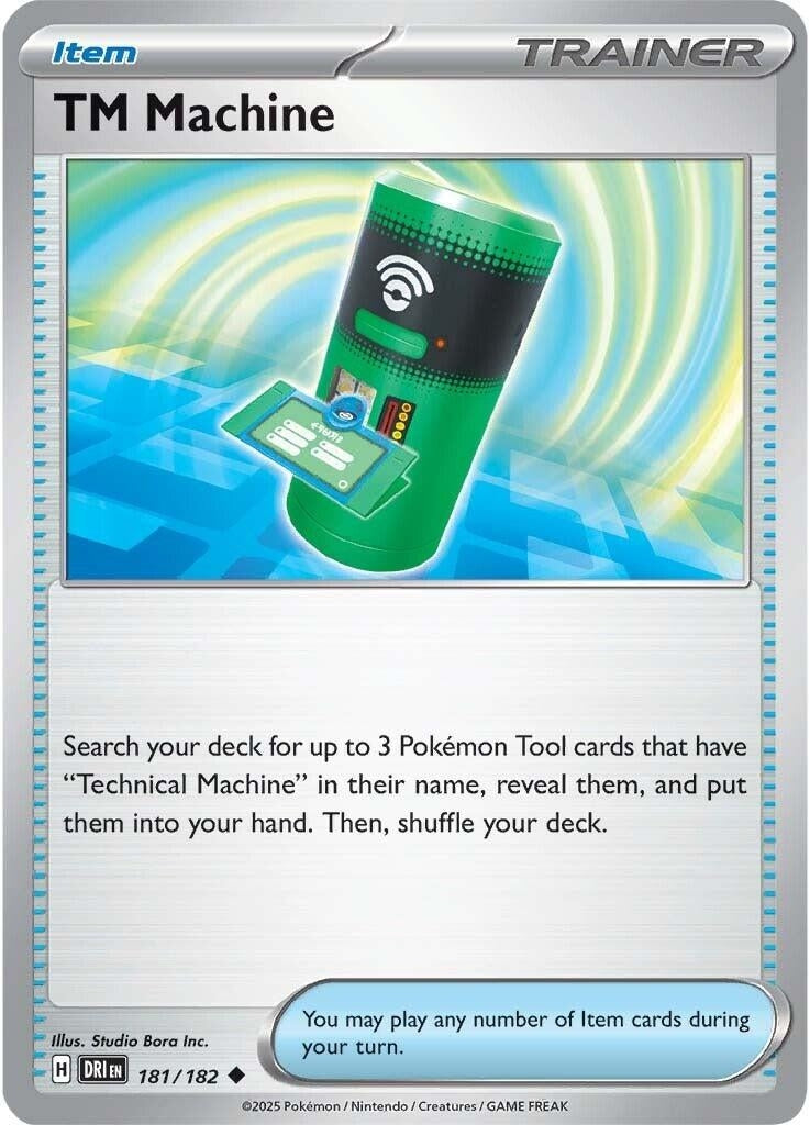 Image for TM Machine (181/182) (SV10: Destined Rivals) - Pokemon