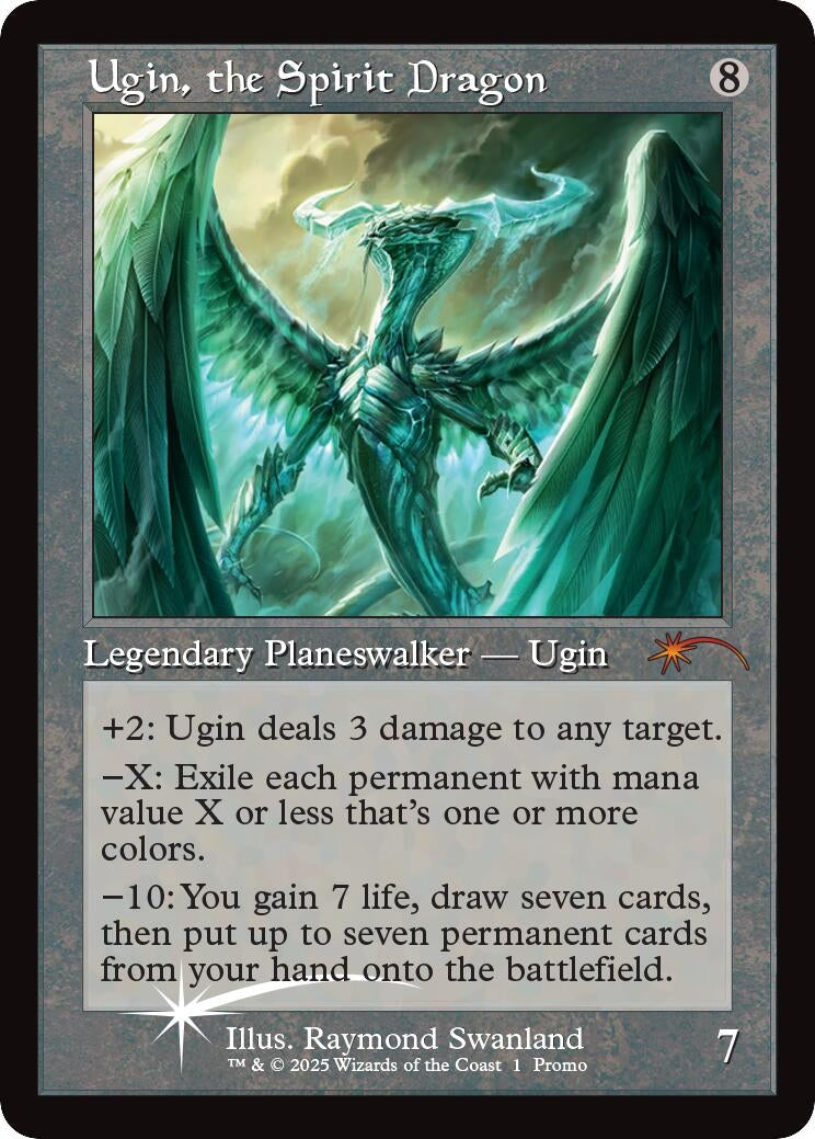 Ugin, the Spirit Dragon (Retro Frame) (1) (MagicFest Cards)