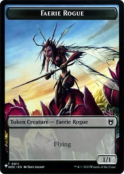 Faerie Rogue // Ape Double-Sided Token (11 // 10) (The List Reprints)