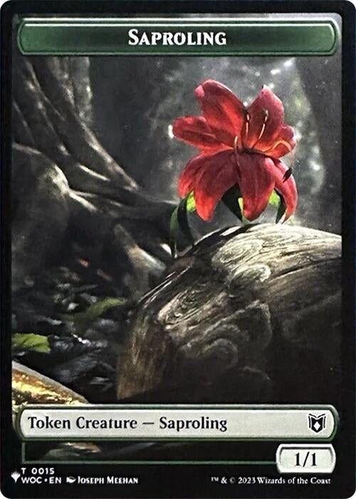 Saproling // Sliver Double-Sided Token (15 // 2) (The List Reprints)