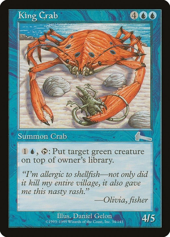 King Crab (34) (Urza's Legacy)