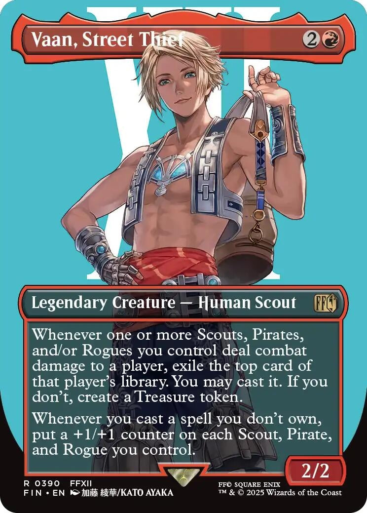 Image for Vaan, Street Thief (Borderless) (390) - Magic: The Gathering