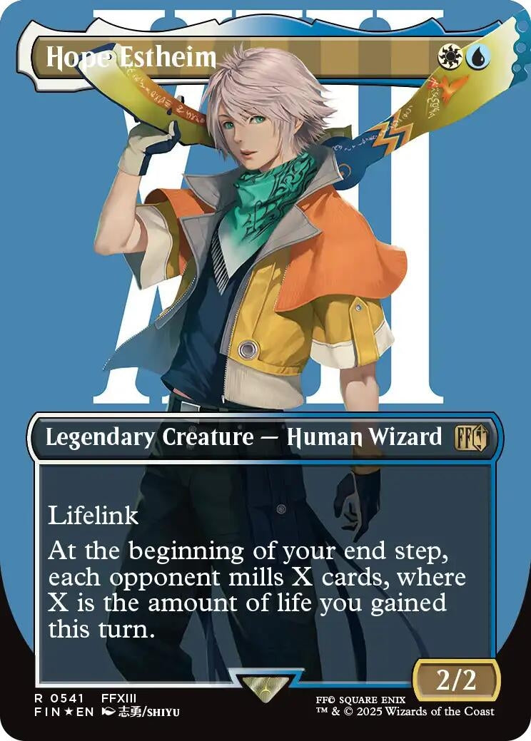 Hope Estheim (Borderless) (Surge Foil) (541) (FINAL FANTASY)