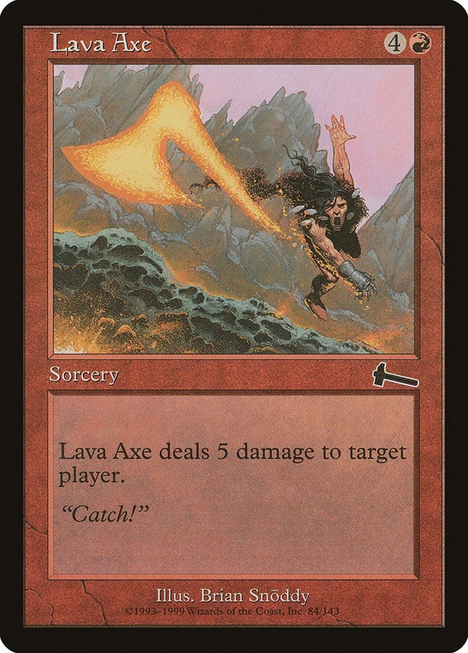 Lava Axe (84) (Urza's Legacy)