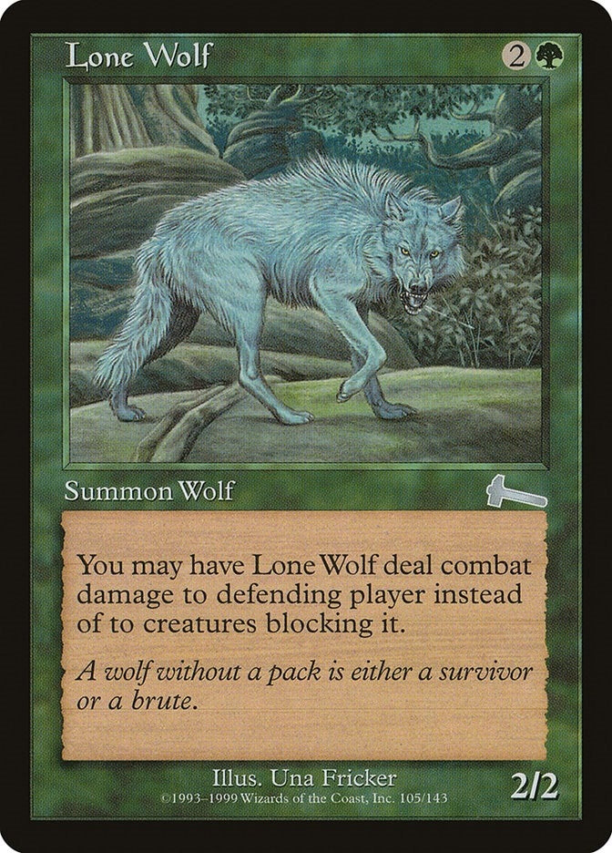 Lone Wolf (105) (Urza's Legacy)