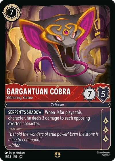 Gargantuan Cobra - Slithering Statue (13/35) (Illumineer's Quest: Palace Heist)