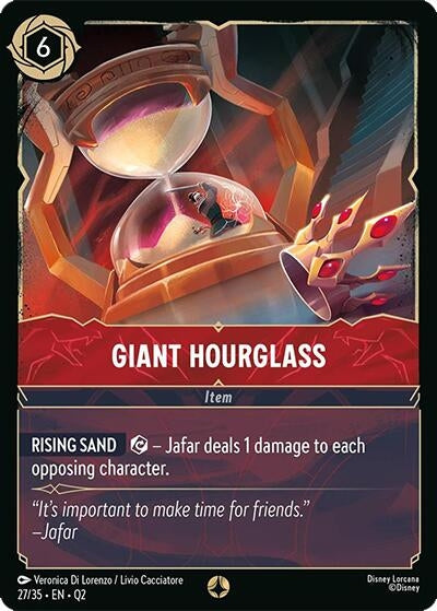 Image for Giant Hourglass (27/35) (Illumineer's Quest: Palace Heist) - Disney Lorcana