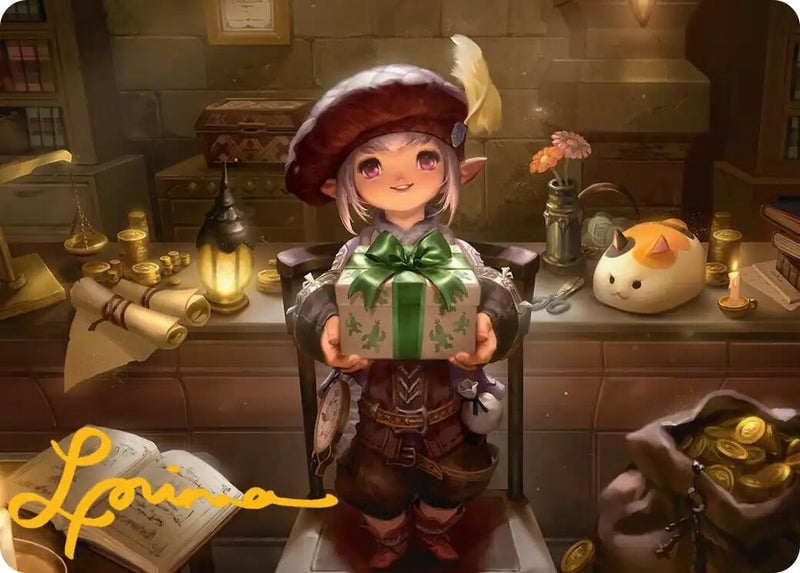 Tataru Taru Art Card (Gold-Stamped Signature) (25) (Art Series: FINAL FANTASY)