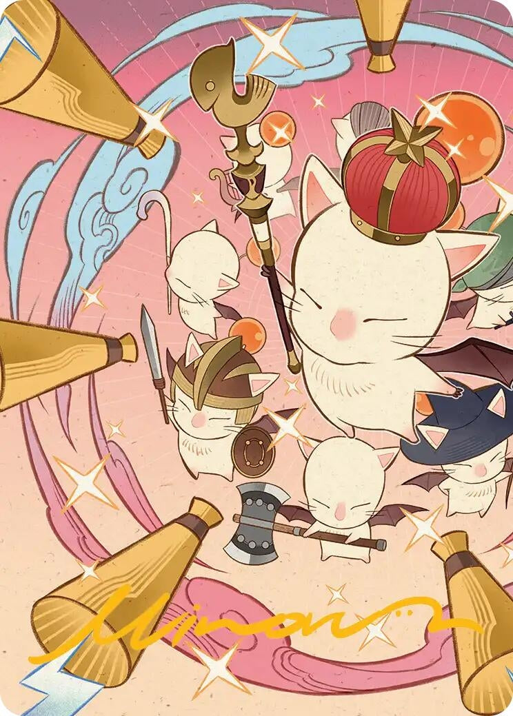 Summon: Good King Mog XII Art Card (Gold-Stamped Signature) (41) (Art Series: FINAL FANTASY)