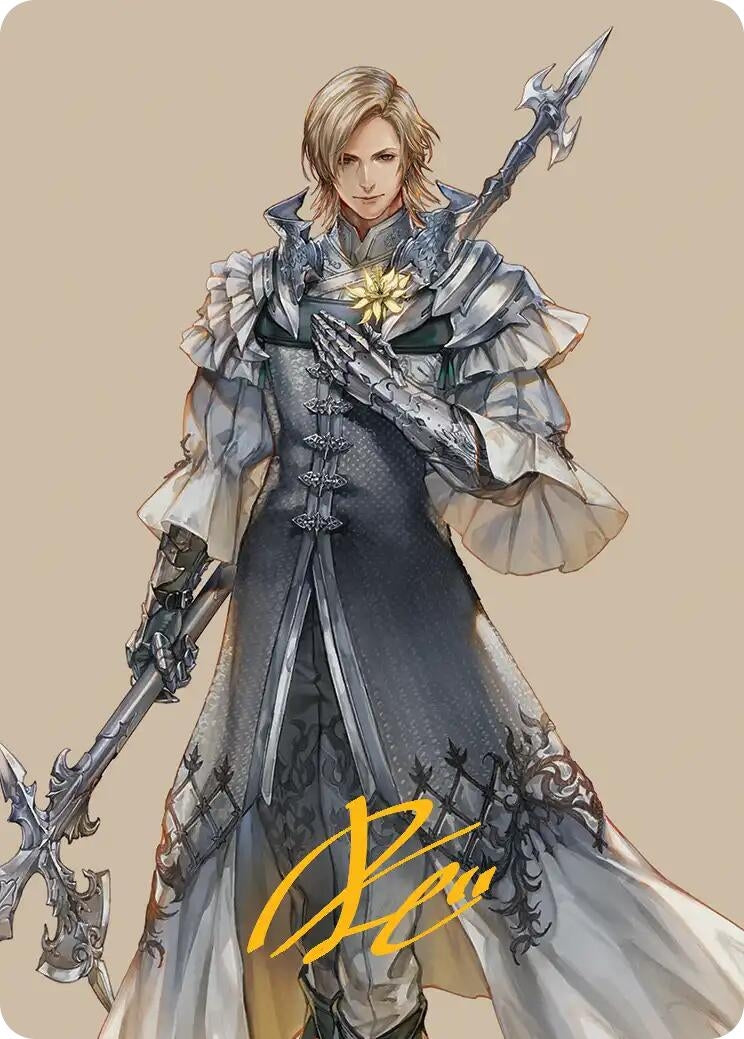 Dion, Bahamut's Dominant Art Card (Gold-Stamped Signature) (42) (Art Series: FINAL FANTASY)