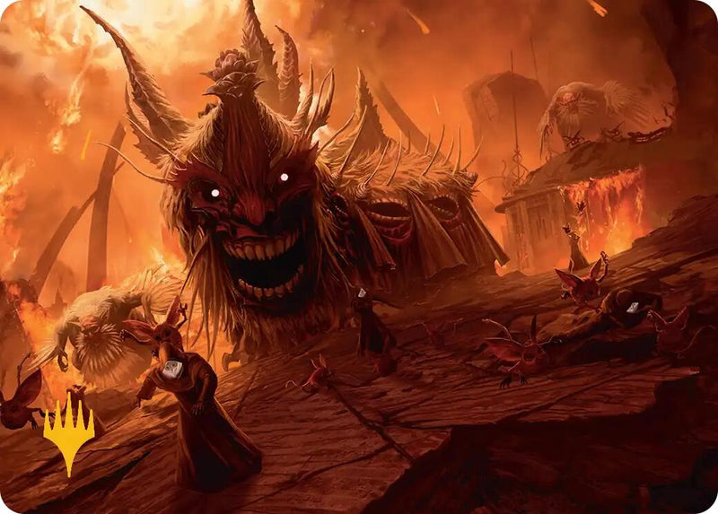 The Final Days Art Card (Gold-Stamped Planeswalker Symbol) (6) (Art Series: FINAL FANTASY)