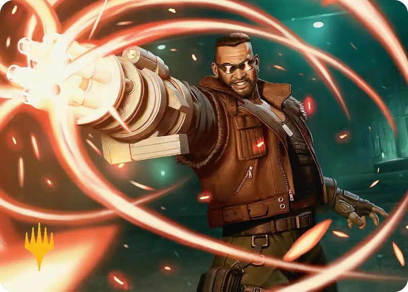 Barret Wallace Art Card (Gold-Stamped Planeswalker Symbol) (8) (Art Series: FINAL FANTASY)