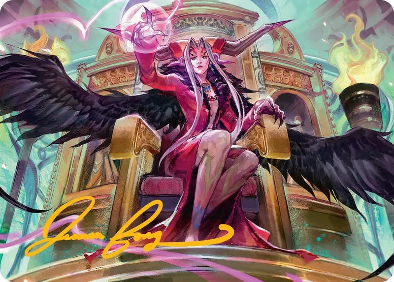 Sorceress's Schemes Art Card (Gold-Stamped Signature) (9) (Art Series: FINAL FANTASY)